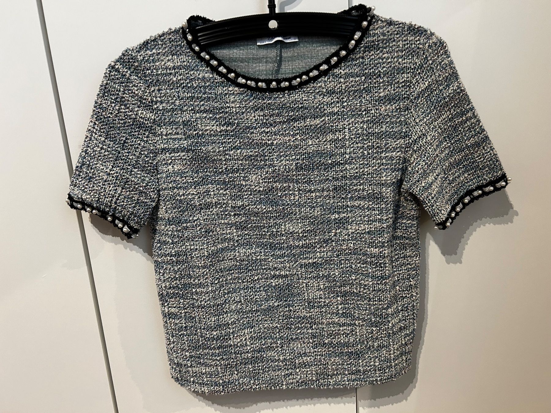 Zara Maglioni & Felpe: Alles 10.- Zara kurzpulli mit Perlen gr s – Usato da Scherz venduto da Mandarine8