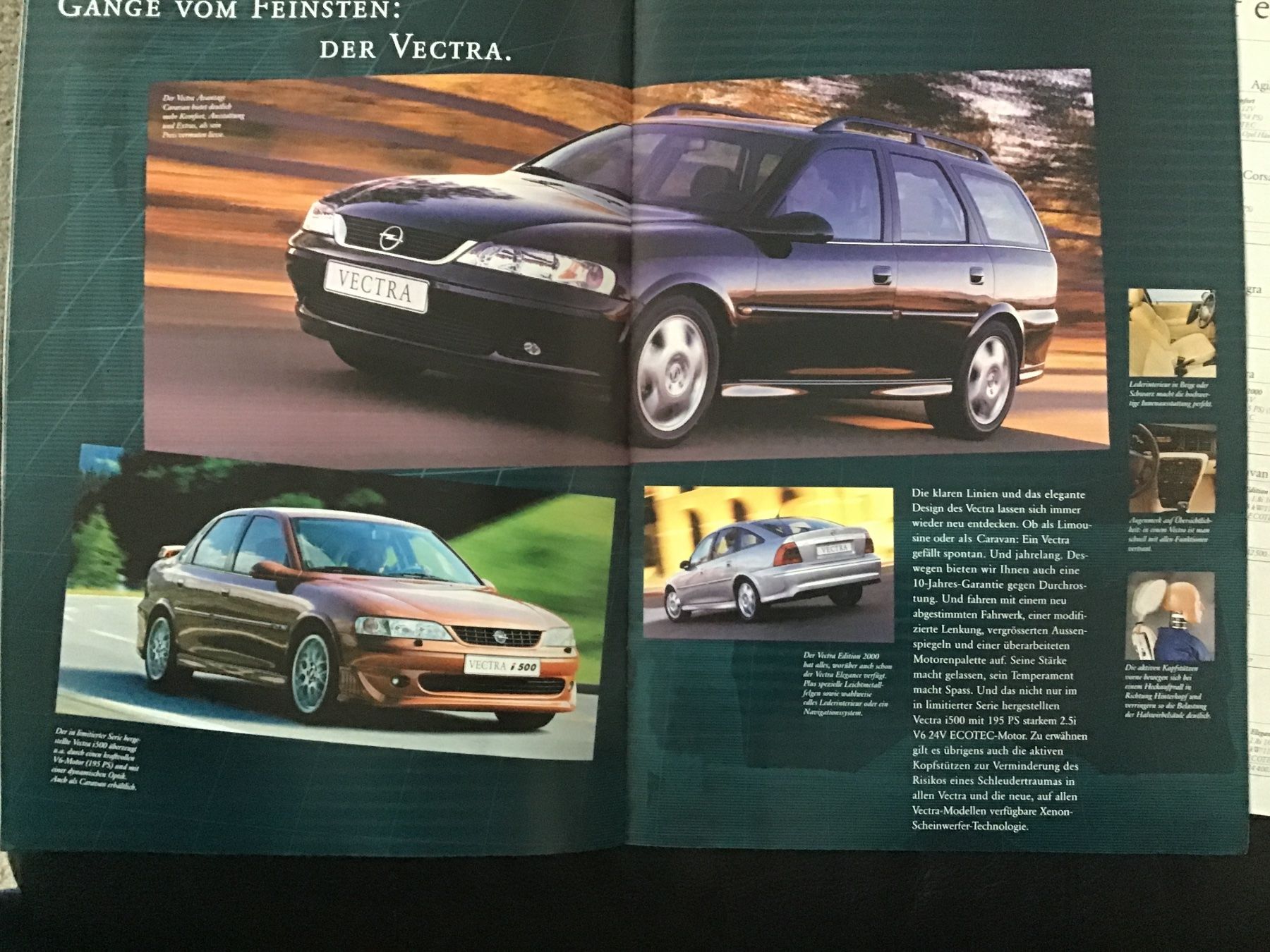Opel Dokumente: Opel Programm Verkaufsprospekt mit Preisen März 2000 – Gebraucht aus Scherzingen von Starseller62 5