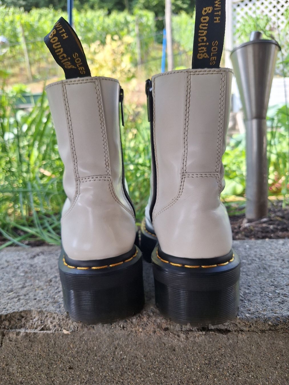 Dr. Martens Chaussures femmes: Dr Martens Jadon Weiss – D'occasion à Teufenthal AG par boebe071 3