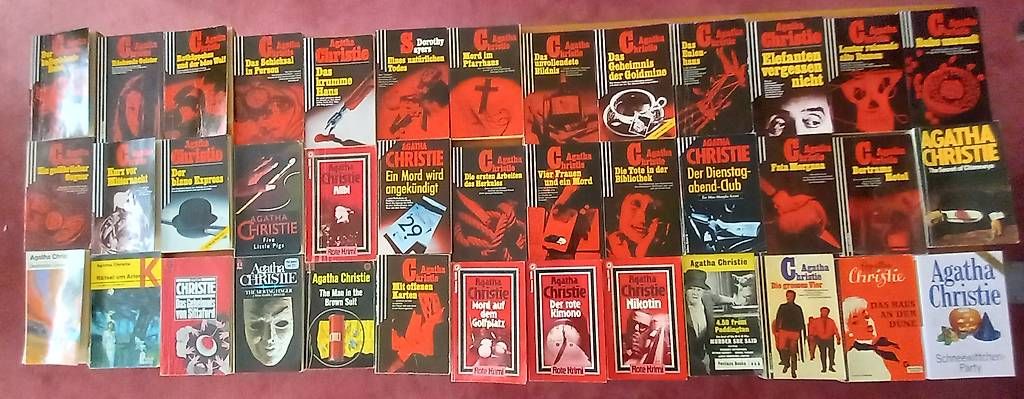 Bücher: 39 Agatha Chistie Bücher – Gebraucht aus Zuoz von Martin7524