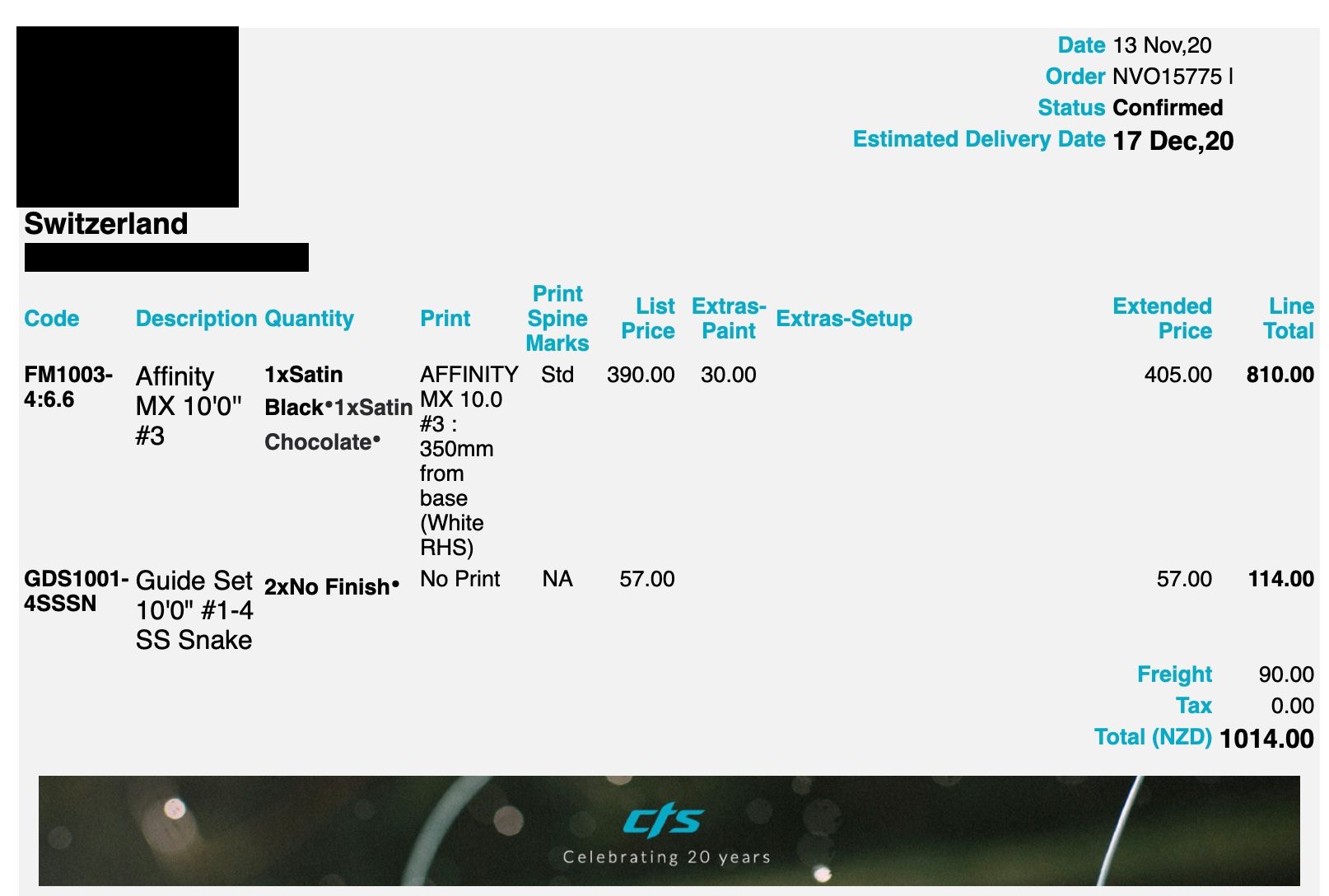 Canne da pesca: Fliegenrute cts Affinity MX 10ft #3 – Usato da Warth venduto da Donaldist 6