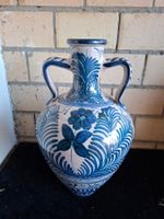 Schöne Vintage Vase, Keramik, blau/weiss, Top Zustand!