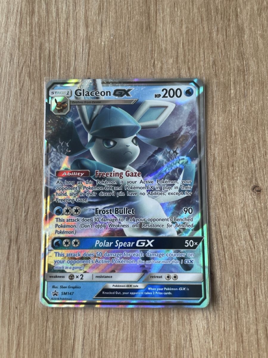 Pokémon Carte collezionabili: Glaceon GX, promo, english – Usato da Renens VD venduto da cjneco