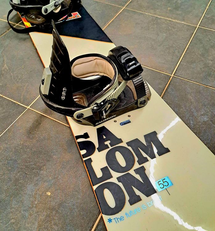 SALOMON Snowboard mit SP1 Bindungen (2) Kaufen auf Ricardo