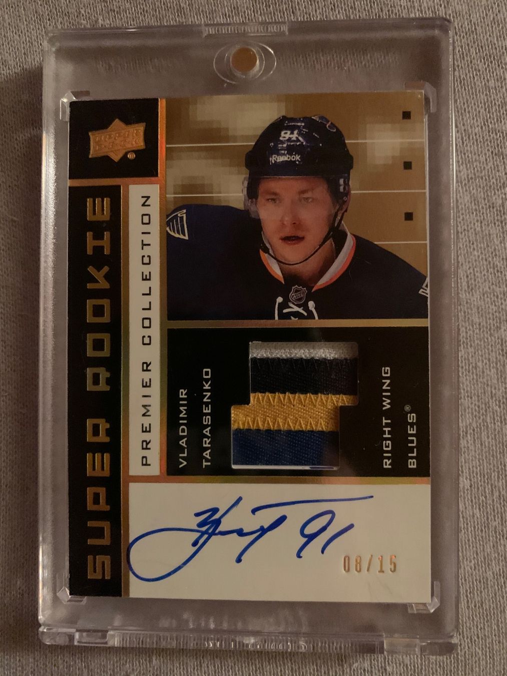 NHL Carte collezionabili: Vladimir Tarasenko 08/15, Super Rookie Auto Patch,Upper Deck – Nuovo (secondo la descrizione) da St. Stephan venduto da MinoPP