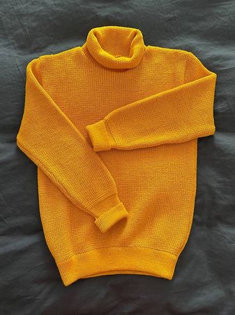 Heimat Rollkragen Pullover - Dunkelgelb - Grösse M - NEU!