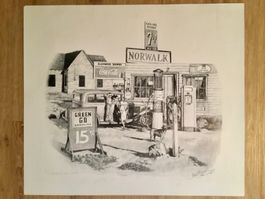 Lithographie nummeriert signiert
