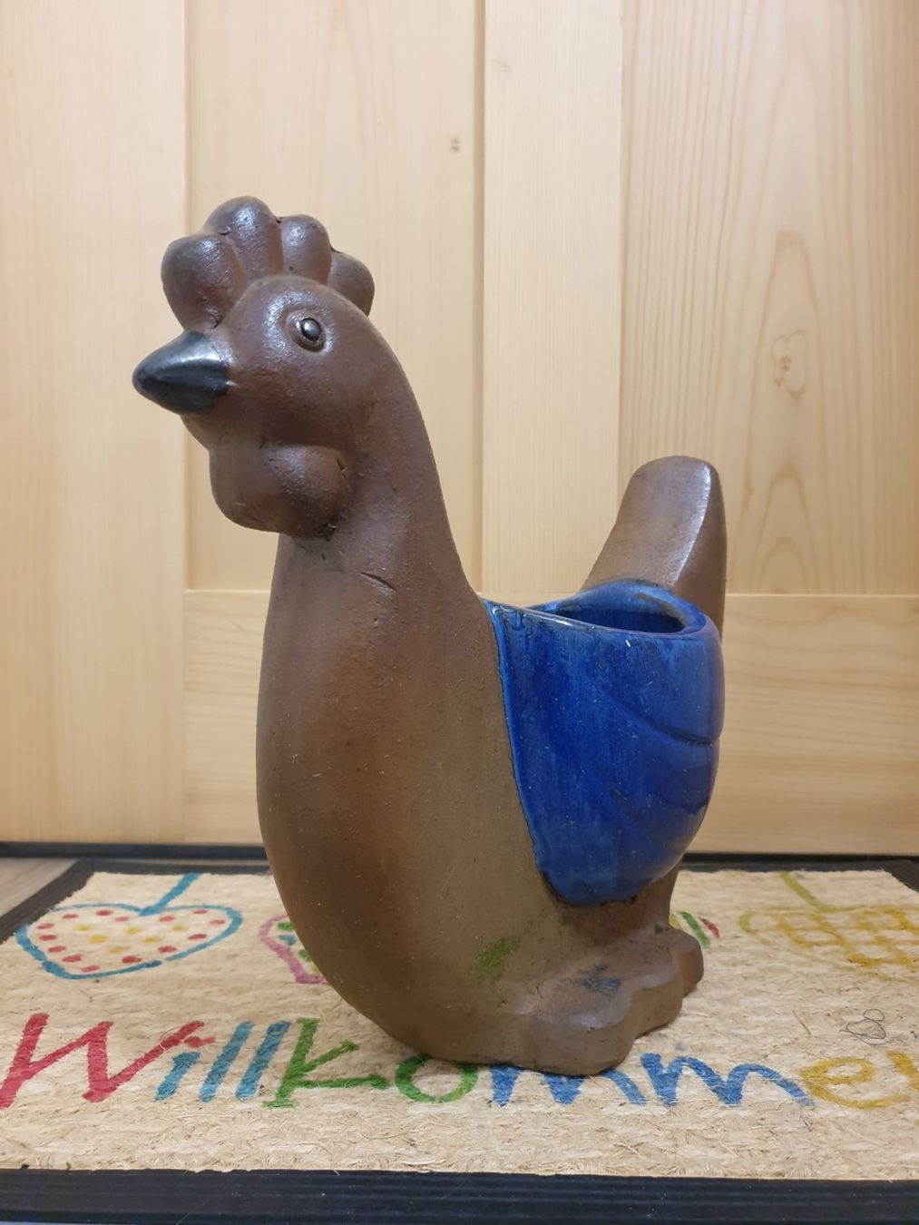 Pots de fleurs: Hühnerfigur als Pflanztopf / Kräutertopf – D'occasion à Rüti ZH par Moli8