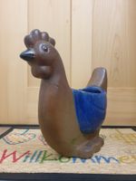 Hühnerfigur als Pflanztopf / Kräutertopf
