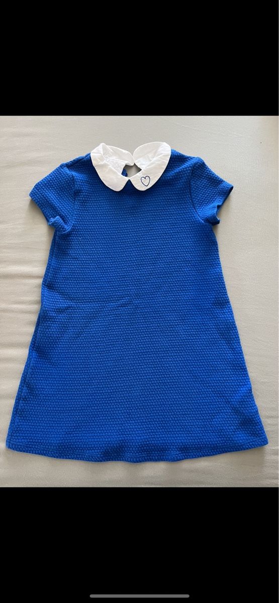 Okaidi Kleiderpakete & -sets: Robe chasuble bleu marine fille taille 116 – Gebraucht aus La Chaux-de-Fonds von Sabinchenn 1