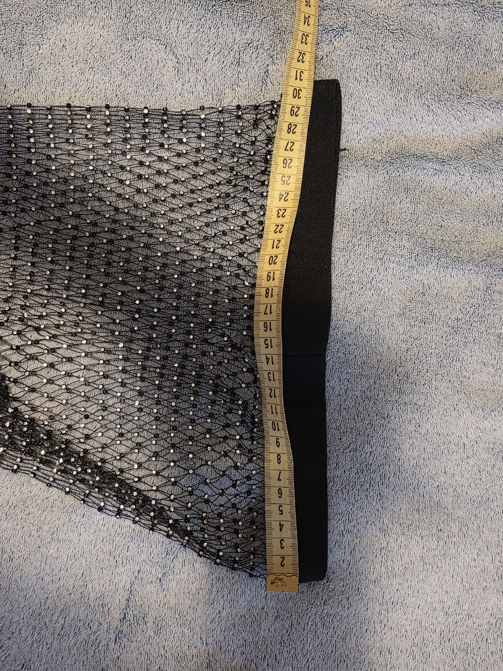 Hosen: Strass Netz Leggings schwarz, Einheitsgrösse – Neu (gemäss Beschreibung) aus St Gallen von vir_5kgt 4