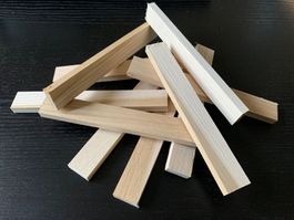 Bastelklötzchen Ulme L: 160 mm, B: 22 mm, D: 8 mm