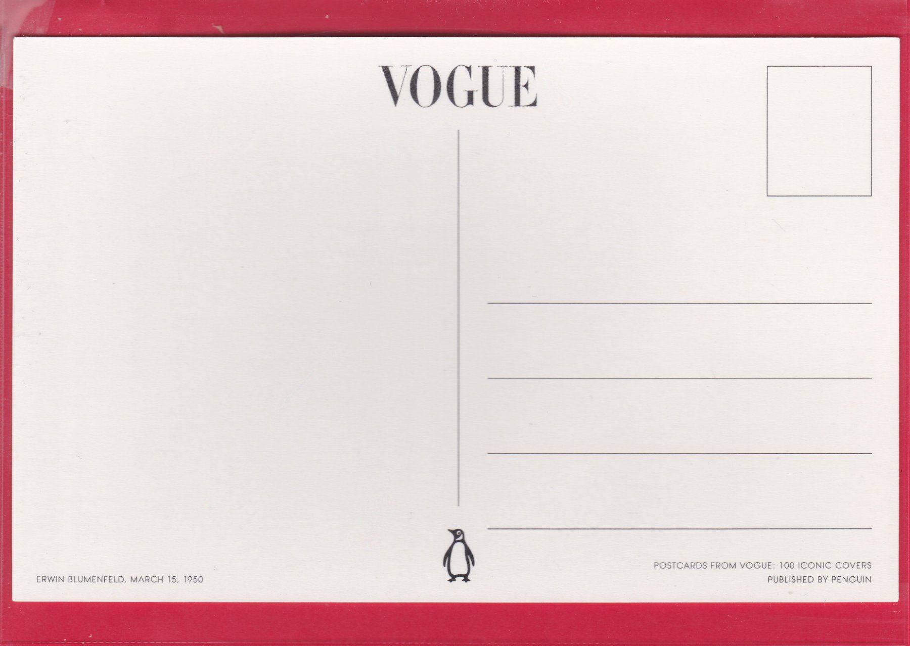 Cartoline postali: WERBE-KARTE VOGUE – Usato da Oberrieden venduto da Gebirgsstelze 1