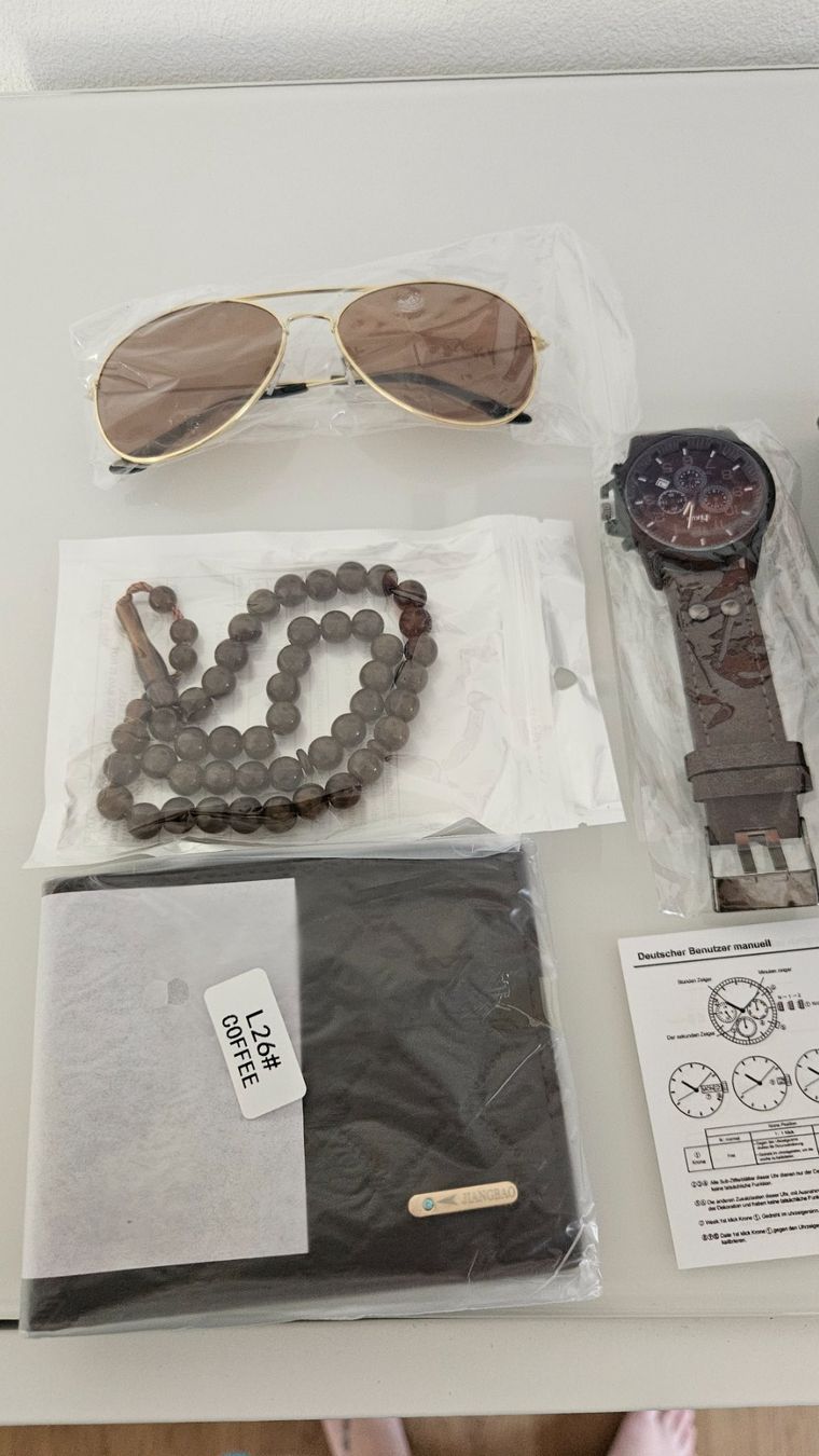 Orologi: Set uomo 4 pezzi marroni (nuovo) – Nuovo e nell'imballaggio originale da Melano venduto da H-Sara 1