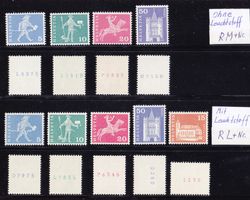 1960 +1964 +1973  Rollenmarken mit  Nummern ** Postfrisch **