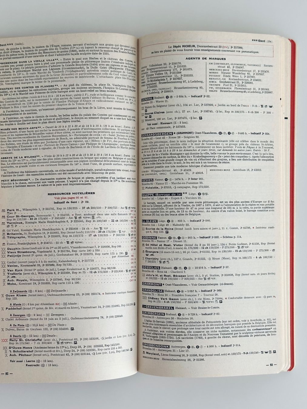 Bücher: Benelux 1966: Guide Rouge Michelin – Gebraucht aus Zürich von arn___ 5