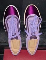 BALLY 39,5 /NP470CHF Sneakers Loafers Suede Leder Burgund