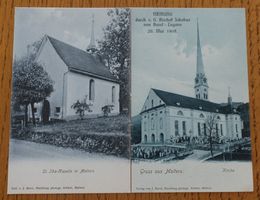 2 spezielle AK von Malters von 1908 ungel.