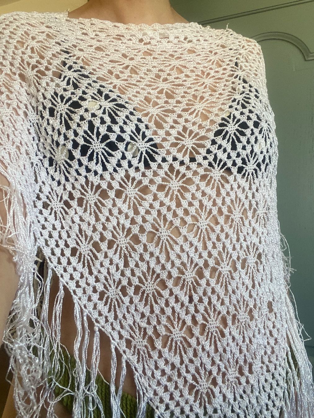 Vestiti: Châle bohème crochet à franges – Usato da pont-la-ville venduto da dia_tt5h 1