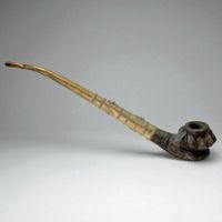 PIPE À OPIUM THAÏLANDAISE DU 19E/20E SIÈCLE