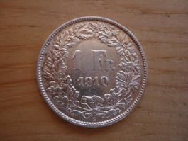 (C1) 1 Franken 1910 UNZ-