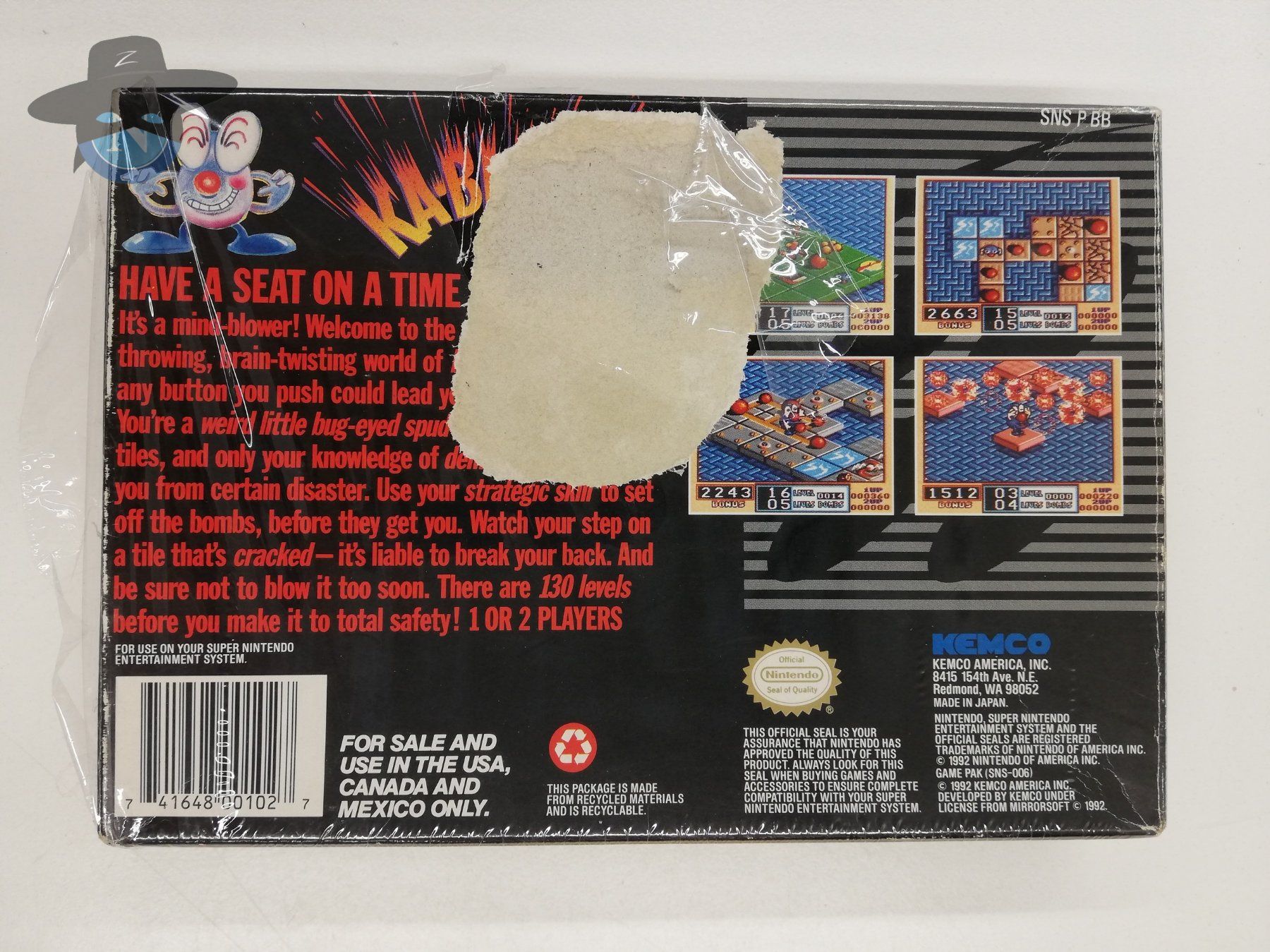 Nintendo Giochi: Ka-Blooey / USA NTSC-U / Super Nintendo – Usato da St. Gallen venduto da zorro_dc 1