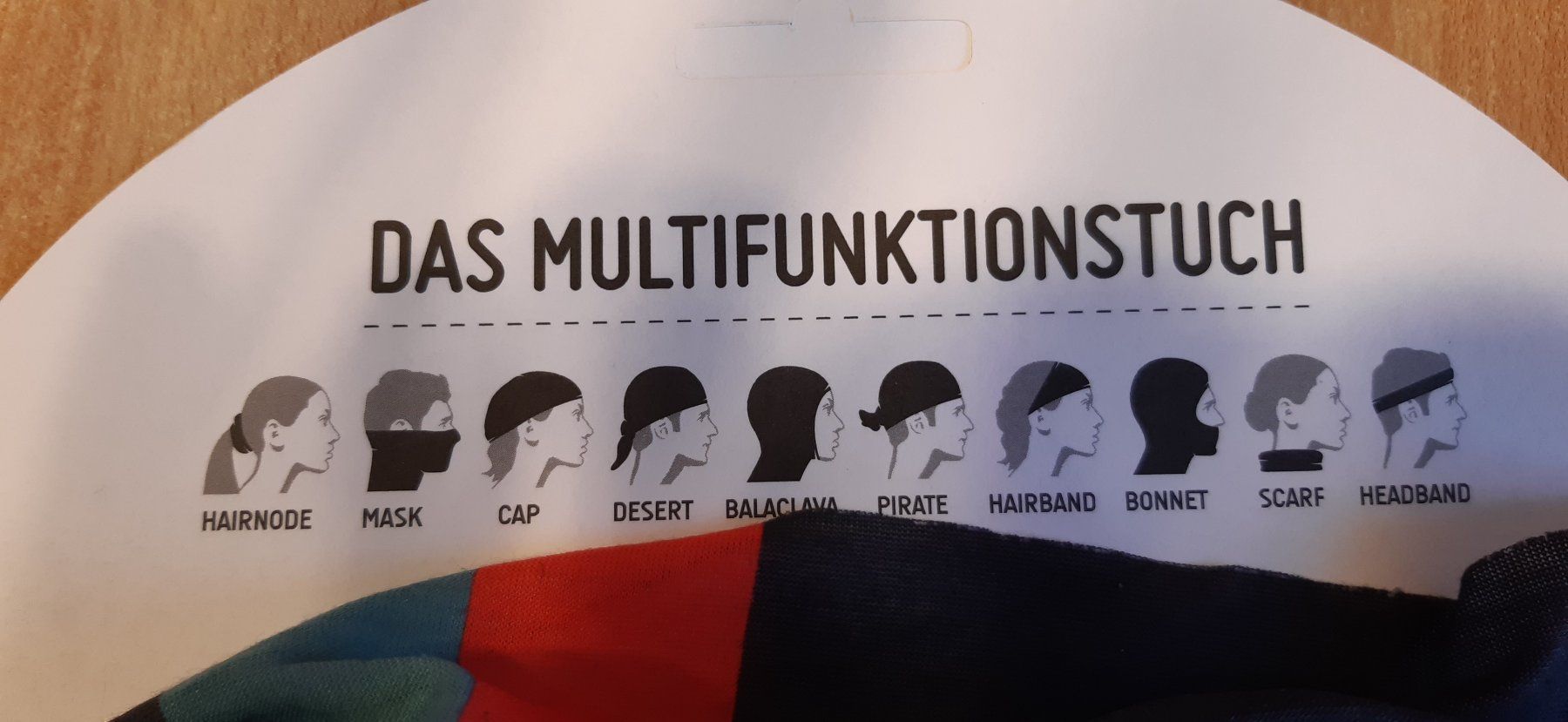 Protezione per viso e udito: Multifunktionstuch PAC – Nuovo e nell'imballaggio originale da Bülach venduto da blackhawk21 2