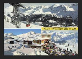 AK Arosa Weisshorn Mehrbildkarte