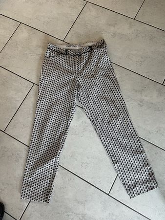 Damen Hose Bianca Parigi gemustert Grösse 38 guter Zustand