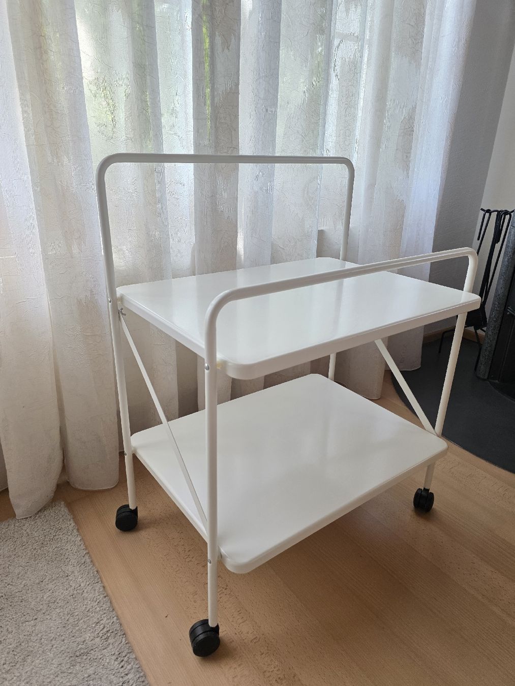 Ikea Servierwagen: Servierwagen weiss Metall  – Neu (gemäss Beschreibung) aus Winterthur von DeRiis