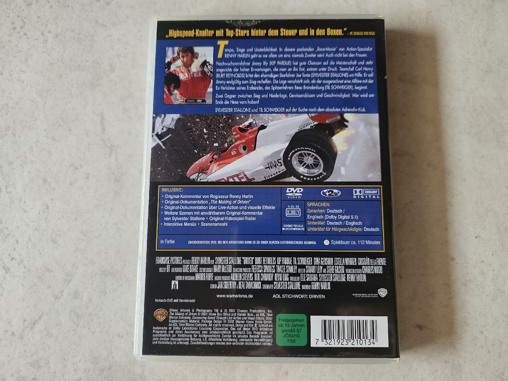 Tutti i DVDs: Driven  (Sylvester Stallone) – Usato da Schneisingen venduto da backstore24 1