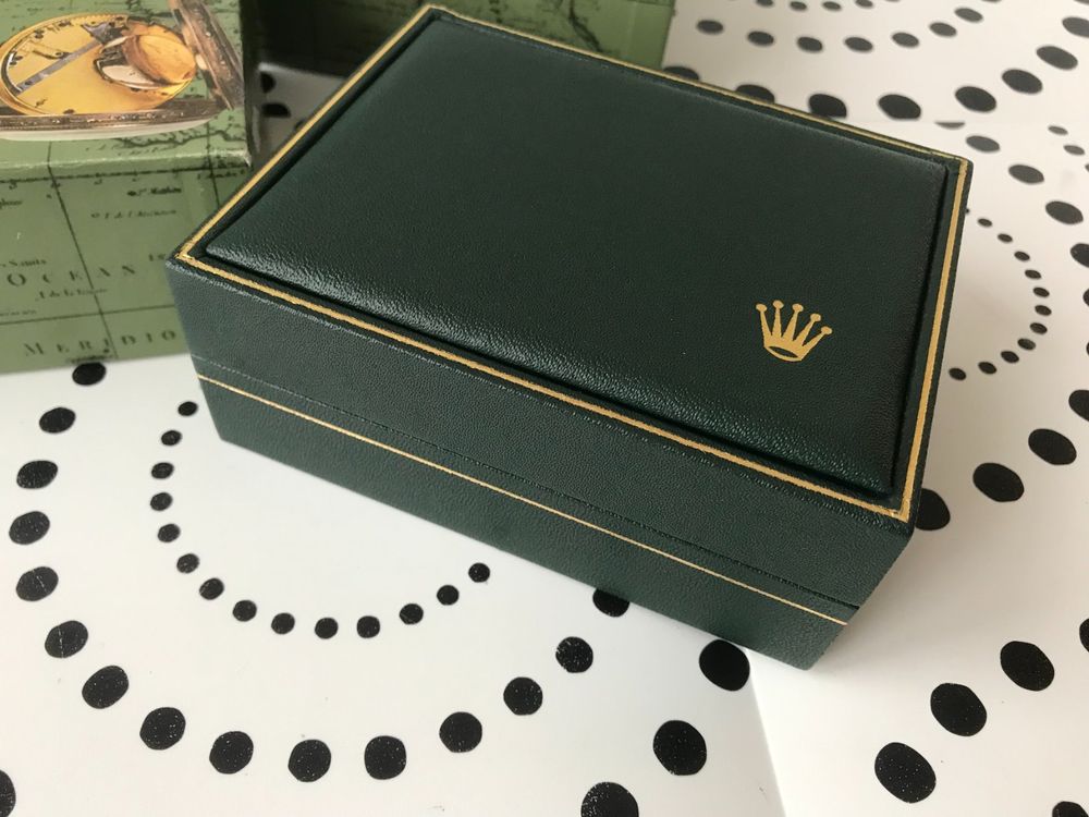 ROLEX ORIGINAL - VINTAGE WATCH CASE BOX ECRIN - OLD TOP !!!! | Kaufen ...