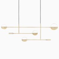 Bolia Leaves Pendelleuchte gold/messing 125cm