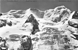 Kandersteg (BE) Blüemlisalp Gletscher und Gipfel
