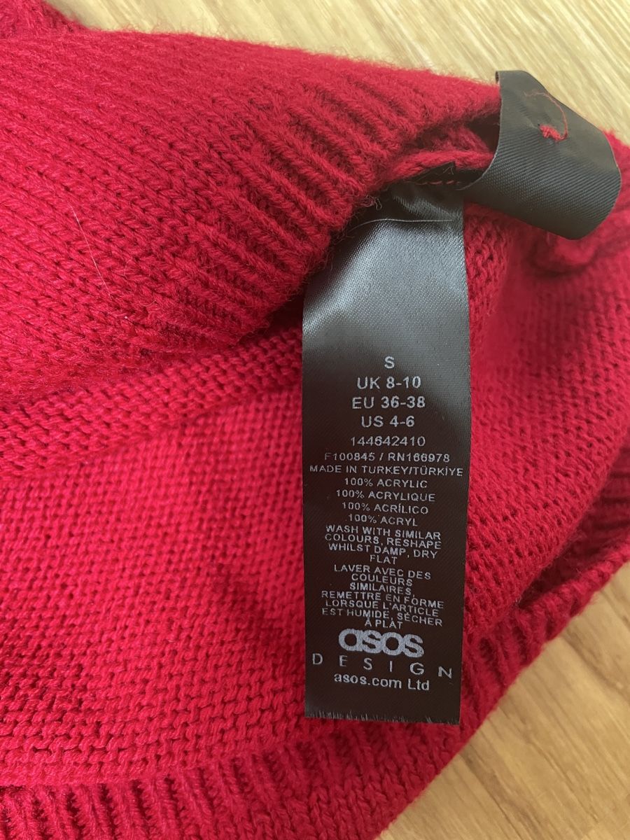 Maglioni & Felpe: Asos rote strick veste – Nuovo (secondo la descrizione) da Zürich venduto da M500ZH 2