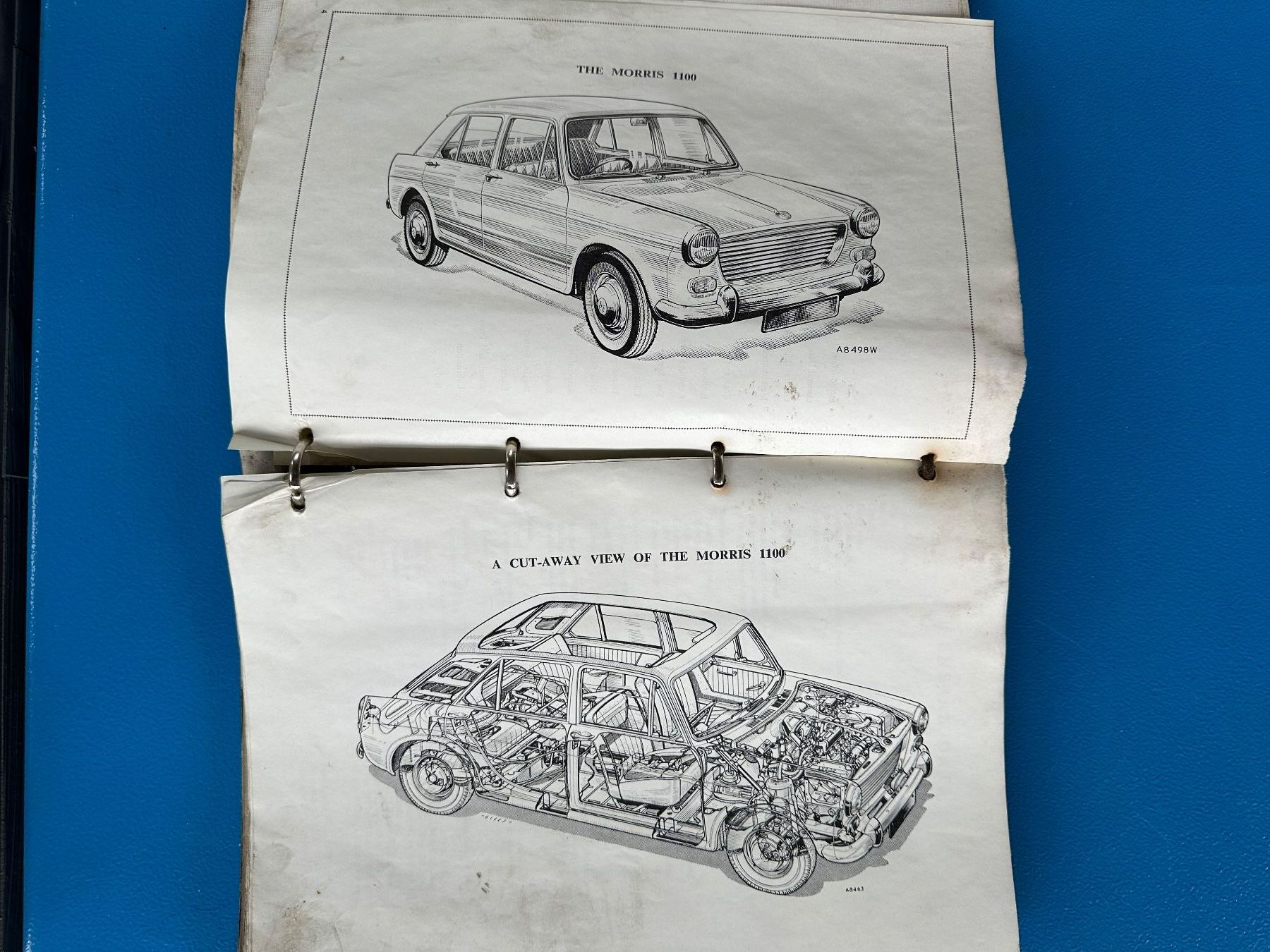 Libri: Unterlagen , Morris  1958 , Oldtimer – Usato da Boswil venduto da pavo1 7