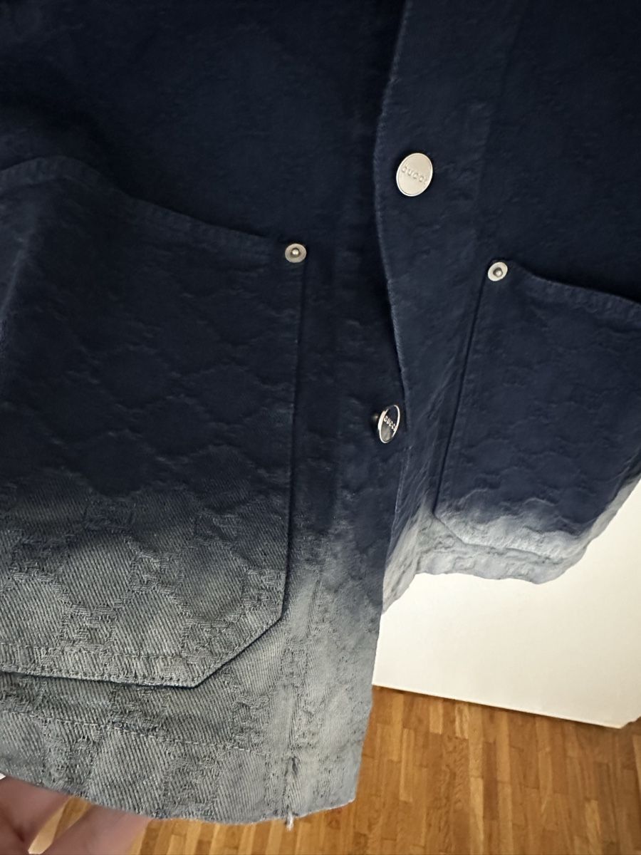 Gucci Giacche: GUCCI denim jacquard shirt – Nuovo (secondo la descrizione) da Genève venduto da rom_56hd 1