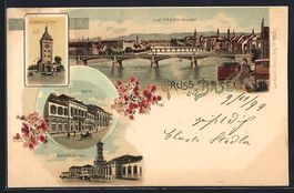 Litho Basel, Casino, Badischer Bahnhof, 