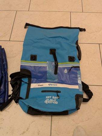 Dry Bag Rucksack 40L wasserdicht blau gebraucht