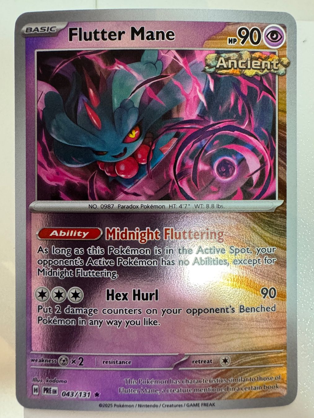 Pokémon Sammelbilder & Trading cards: Flutter Mane | Reverse Holo | 043/131 – Neu (gemäss Beschreibung) aus Bassersdorf von ero_9zp9