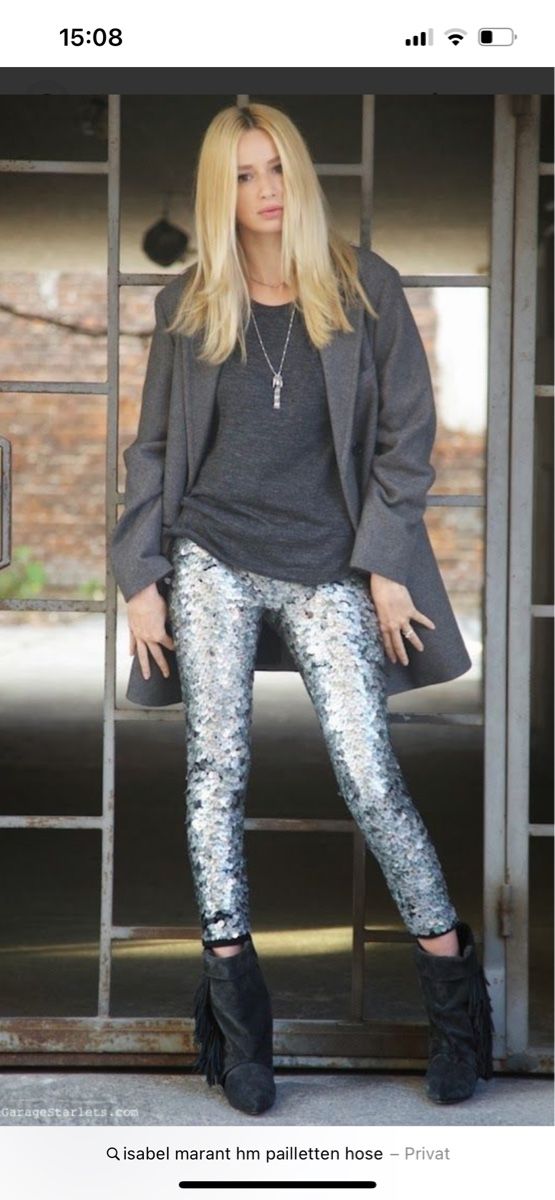 Isabel Marant Pantaloni: Isabel Marant Paillettenhose S – Usato da Zürich venduto da panka01 1