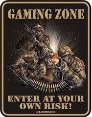 Insegne: Funschild-GAMING ZONE-ENTER AT YOUR OWN – Nuovo e nell'imballaggio originale da Rupperswil venduto da big-one-sale