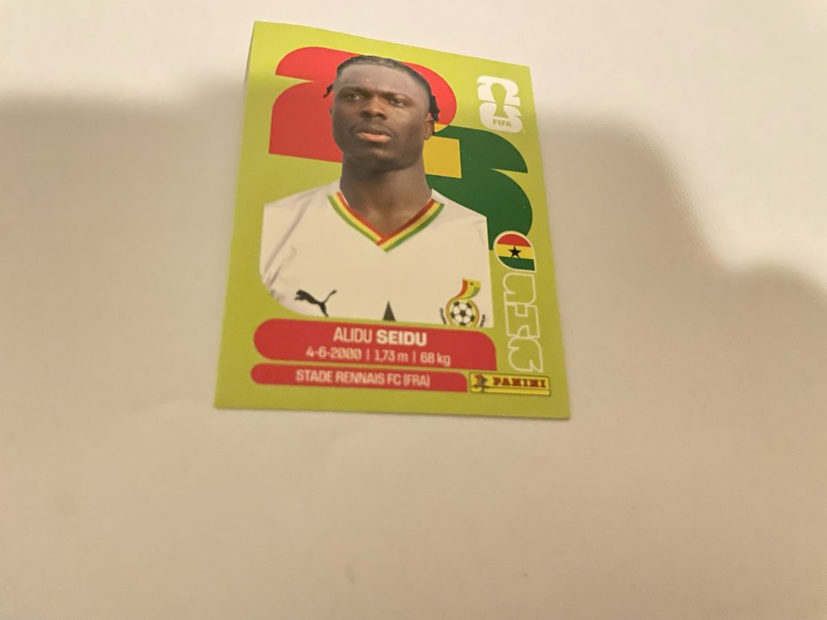 Panini Carte collezionabili: FIFA WM 2026 Alidu Seidu GHA 5 – Nuovo (secondo la descrizione) da Winterthur venduto da Cobraforce