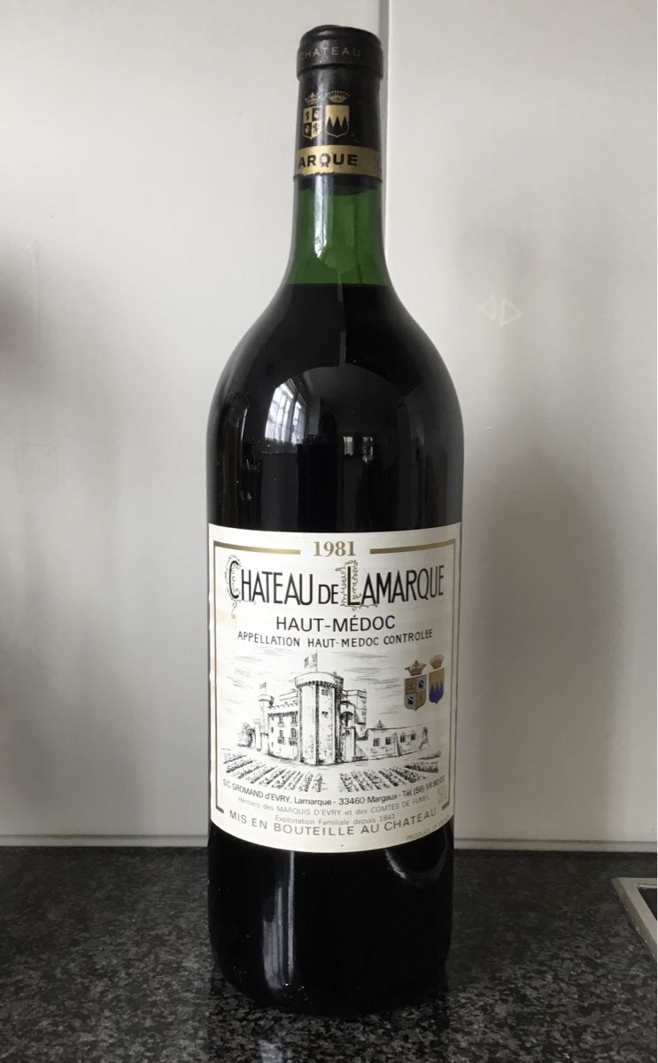 Vino: Magnum Château DE LAMARQUE 1981 – Nuovo (secondo la descrizione) da Rüschlikon venduto da succes08 1