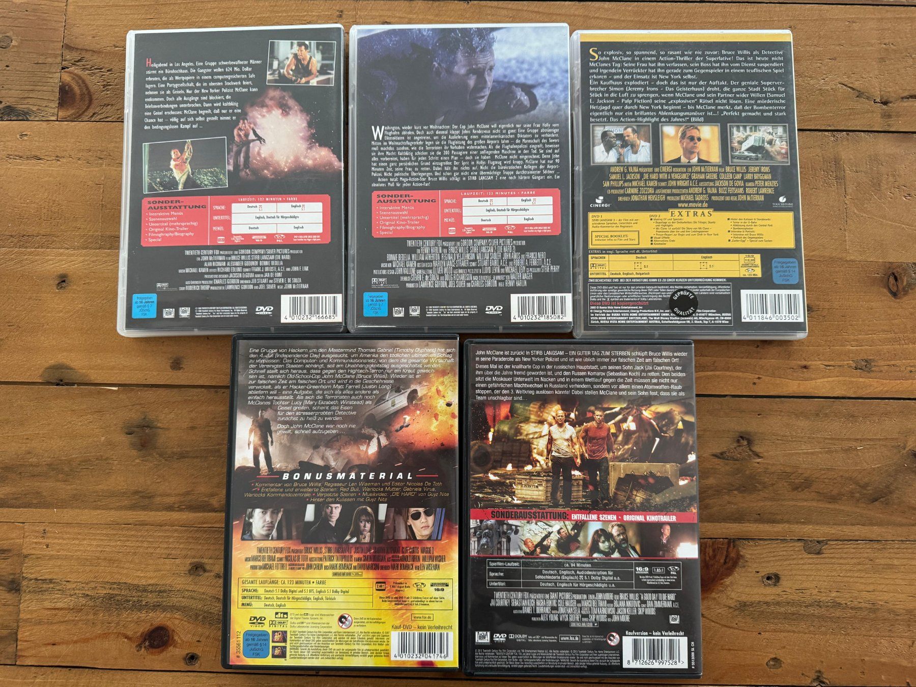 Tous les DVDs: DVD: Stirb Langsam 1 - 5 – D'occasion à Belp par Smiley90 1