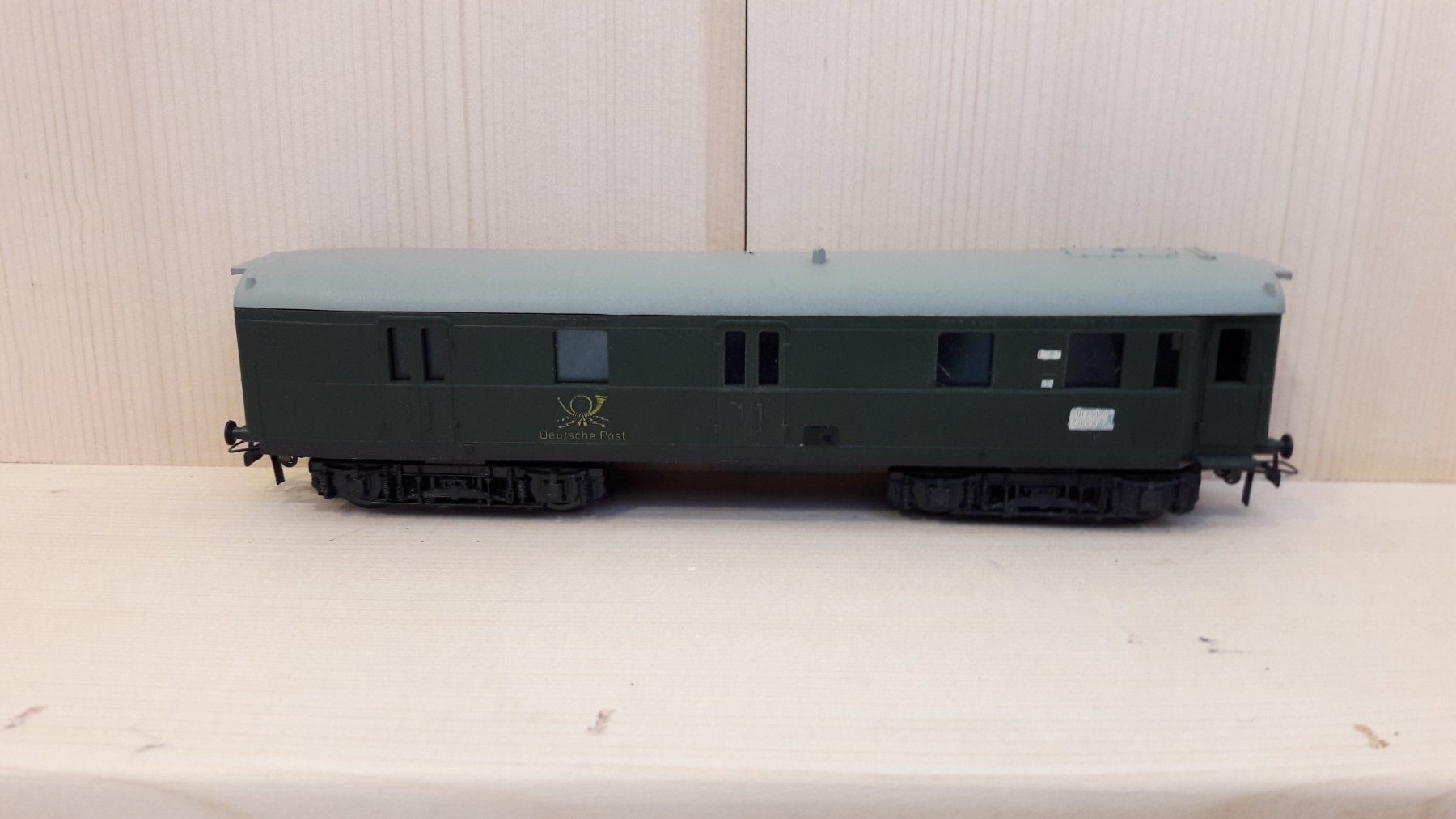 Modellini di ferrovie: Schicht HO DC : DR fourgon postal 4 essieux – Usato da Buttes venduto da Cafe2005 1
