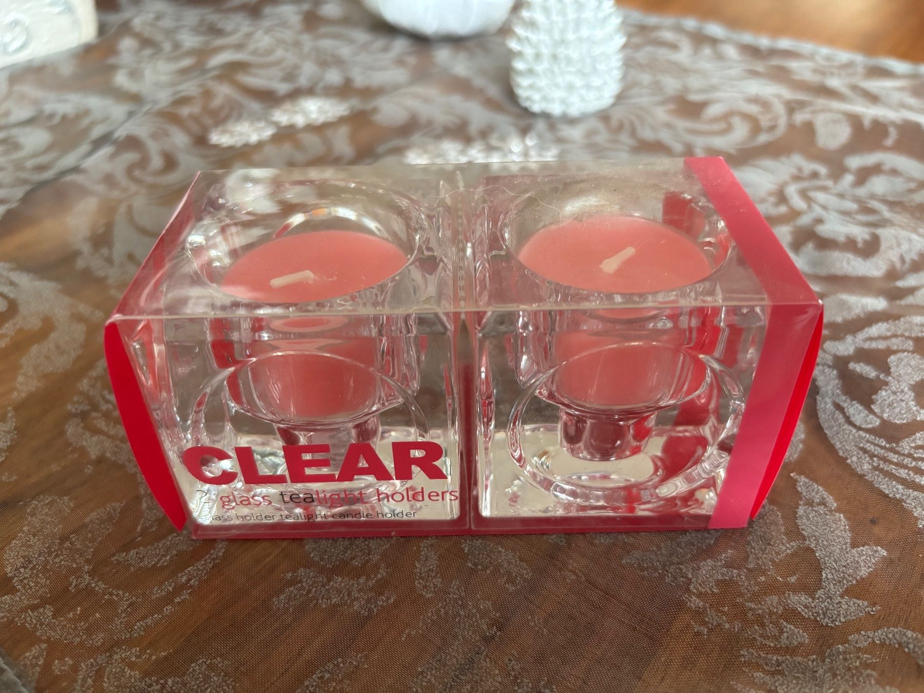 Portacandele: Neu! 2 Kerzenhalter pink – Nuovo e nell'imballaggio originale da Balsthal venduto da Uroby