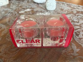 Neu! 2 Kerzenhalter pink