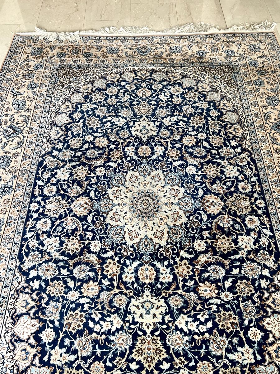 Nain Tappeti: Perserteppich, blau-beige – Usato da Zürich venduto da juergarno 1
