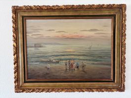 Federico Morello 1885-1945 (I).Huile sur toile.
